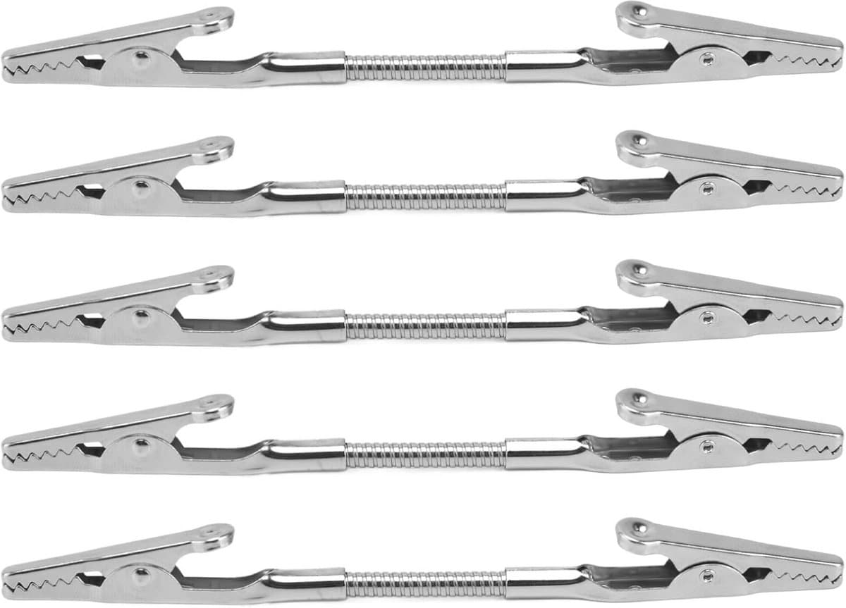 5 Stuks Dubbele Kop Alligator Clips voor Foto's Memo's en Kaarten — afbeelding 1