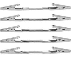 5 Stuks Dubbele Kop Alligator Clips voor Foto's Memo's en Kaarten