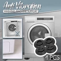 Set van 4 schokabsorberende pads Geschikt voor wasmachines en drogers, Geschikt voor schokabsorptie en geluidsreductie. — thumbnail 5