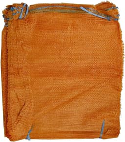 Netzakken Oranje - Opbergzakken - Groenten Hout - Met Trekkoord - 50x78cm 30kg - Oranje — thumbnail 4