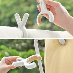 10 stuks strandhanddoekclips voor strandlakens, ligstoelen en vakantie - winddicht en groot — thumbnail 5