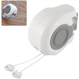 13 meter lange, verdikte telescopische waslijn, draaibaar, winddicht wasrek, 26 meter lang wasdroogrek met dubbele lijn — thumbnail 3