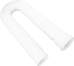 Regenpijp met Flexibele en Uitschuifbare Afvoerpijp - Regengoot Verlengstuk 20-59 Inch Wit — thumbnail 1