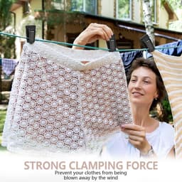 40 Zwarte Wasknijpers voor Baby's en Kleding — thumbnail 4
