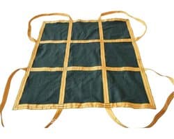 Canvas Pallet Zakken - Hijsnetten Kraan - Zwaar Vracht Hijsen - Slijtvast Nylon Materiaal - 1m X 1m - Naturel