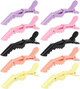 Professionele Haarklemmen Set - 10 Stuks Krokodillenklemmen voor Knippen en Stylen — thumbnail 1