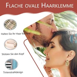 Set van 3 Platte Haarspeldjes met Klem - Duckbill Model voor Dik en Dun Haar — thumbnail 2