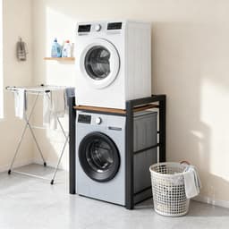 Verstelbare Stapelset voor Wasmachine en Droger, Hoogte Aanpasbaar — thumbnail 1