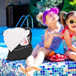 Ynkkvre - Waszak - Reisopbergtas - Opbergtas - Laundry bag - 2-Pack - Waterdichte Reistas voor Zwemkleding en Natte Kleding - 37x48 cm - Polyester met Ritssluiting - Makkelijk Schoon te Maken — thumbnail 5