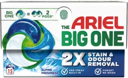 Ariel 3in1 Wasmiddel Pods The Big One Alpine - 15 stuks — thumbnail 2