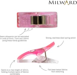 Grote set stoffen clips neonkleuren 60 stuks voor naaien en quilten — thumbnail 3