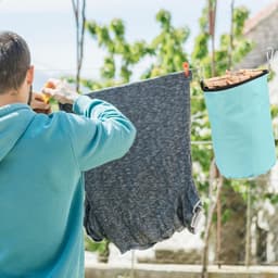 Stevige Opbergtassen voor Wasknijpers met Handige Ophanghaken en Sluiting voor Binnen en Buiten — thumbnail 3