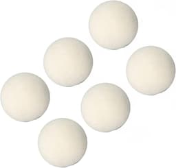 Allecto Plus - Wol Droogballen 6 stuks voor huishouden - Adsorberen Onzuiverheden en Verminderen Statische Elektriciteit - Geur Eliminatie (4cm) — thumbnail 2