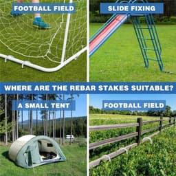 Grond wapening stakes voor tuinieren en camping - gegalvaniseerd — thumbnail 3