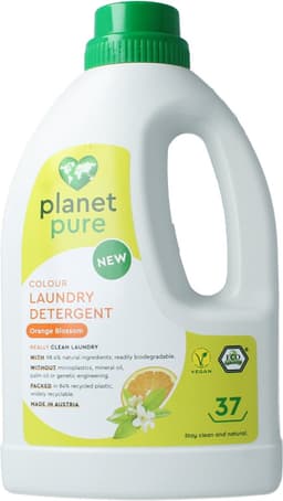 Planet Pure Wasmiddel vloeibaar gekleurde was orange 1480 Milliliter — thumbnail 1