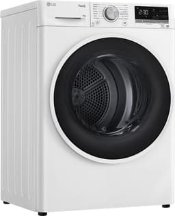 LG RH90V5AV6N, Vrijstaand, Voorlader, Warmtepomp, Wit, Knoppen, Touch, Rechts — thumbnail 3