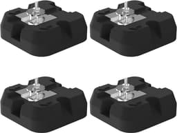 Airco Ondersteuning Pads - AC Stabilisatoren - Buitenunit Plaatsing - Heavy Duty Anti Trilling - 4 Stuks 500kg - Zwart — thumbnail 1