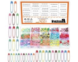 Kleine Veiligheidsspelden - Knutselspelden Bevestigingsclips - Kleding Maken - Verschillende Kleuren - Assorted Sizes - Multicolor