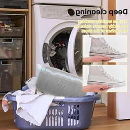 Herbruikbare en duurzame waszakken voor schoenen, 360° waszakken met rits, efficiënt en ideaal voor de wasmachine — thumbnail 4