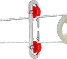 Waslijnrol - Waslijnspanner - Was ophangen - Roestvrij metaal - 185 cm - Zilver — thumbnail 5