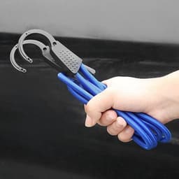 Drooglijn Kofferbak Net - Bagage Elastiek Auto - Kleding Drogen - Verstelbaar Nylon - Verstelbaar - Zwart — thumbnail 4