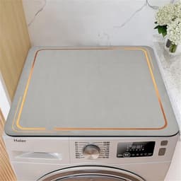 Wasmachine Droger Mat - Apparaat Beschermer - Apparaten Beschermen - Snel Absorberend - 50 x 60 cm - Zwart — thumbnail 4
