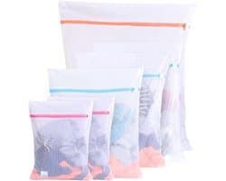 6-delige Wasnetten voor Wasmachine, 3 Maten Waszakken voor Kleding, Bescherming van Kleding, Ideaal voor Sweaters, Hemden en Ondergoed
