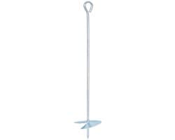 vidaXL - Aardanker - 10 - st - Ø10 - x - 50 - cm - Gegalvaniseerd - Metaal - zilver