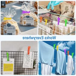 Set van 48 Kledingknijpers voor Binnen en Buiten - Duurzaam, Multifunctioneel en Handig voor Kleding en Decoratie — thumbnail 4