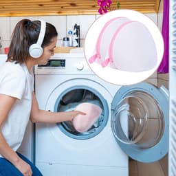 Herbruikbare Waszakken voor Bh's - 3 Stuks, Mesh Waszak voor Ondergoed en Sokken, Bescherming tijdens het Wassen in de Wasmachine — thumbnail 4