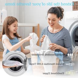 6-delige Wasnetten voor Wasmachine, 3 Formaten Waszakken voor Kleding, Bescherming tegen Vervorming en Kreukels voor Sweaters, Hemden en Ondergoed — thumbnail 3