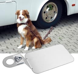 Grondanker Hond - Hondenbevestiging - Veilig Vastzetten - Roestvrij Staal - 30 cm Lengte - Zilver — thumbnail 1