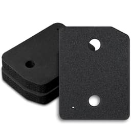 3 plintfilters vervanging geschikt voor alle Miele T1-drogers - plintfilter voor het filteren van pluizen in wasdrogers - vervangingsonderdeel 9164761 — thumbnail 1