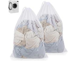 Grote Wasnetten van 70x90 cm voor Wasmachine, Ideaal voor Beddengoed, Knuffels en Opberging, Met Trekkoord en Fijn Gaasdesign