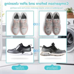 Set van 2 Schoenwaszakken met Trekkoordsluiting en 360° Reinigingsfleece, Herbruikbaar voor Alle Schoenmaat en Type — thumbnail 2