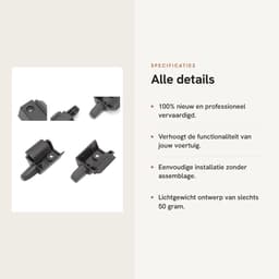 Dailygoods- Bevestigingsbouthouder 2x - Beugel - Klemclips - OEM 7701479153 - Geschikt voor Clio III Grandtour - Professioneel gemaakt — thumbnail 5