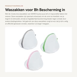 Dailygoods- Waszak met Rits - Waszakje BH - Waszakken voor Wasgoed - Dacron - Beschermd tijdens Wassen - Verkrijgbaar in Meerdere Kleuren — thumbnail 4