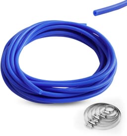 Dailygoods- Vacuümslang 6 meter - Hoge Temperatuur - Onderdrukslang - Siliconen Slang - Klemmen Ø 6-12 mm - ID 4mm, OD 8mm - Siliconenslang — thumbnail 1