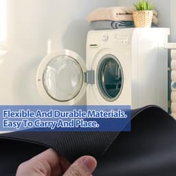 Dailygoods- Wasmachine-overtrek 60x60cm - Zachte/beschermhoes - Stofbescherming - Voermat - Koffiemat - Warmte-isolatiemat - Handwasbaar - Wasmachinepad — thumbnail 2