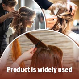 Haarklemmen en Borstel Set - Kappersclips Styling - Haar Stylen Knippen - Robuuste Metalen Clips - 24 Stuks - Zwart — thumbnail 5