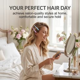 Haarspelden Klemmen - Kappersklemmen Styling - Haar Fixeren - Markeringsvrij Ontwerp - 118 cm - Pastelkleuren — thumbnail 4