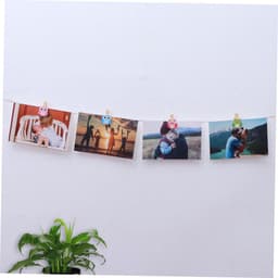 Houten Fotoklemmen - Mini Wasknijpers - Foto's Ophangen - Uil Ontwerp - 8 Stuks - Houtkleur — thumbnail 5