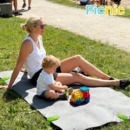 12 delige Strandhanddoekclips - Handdoekhouder clips - Picknickmat clips - Winddichte campingmat clips - Strand accessoires - Voor strand, kamperen, picknicks, reizen (7,5*15 cm - Diverse kleuren) — thumbnail 3