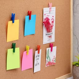 Houten Clips Punaises - Decoratieve Spelden - Foto's Ophangen - Combinatie Clip & Pin - 35 cm - Geassorteerd — thumbnail 5