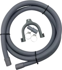 Fixem afvoerslang 3,5m wasmachine vaatwasser, geschikt voor 19mm 21mm aansluitingen - verlengslang afvoerslang met bocht en klemmen en verleng adapter - Geschikt voor alle merken — thumbnail 2