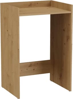 Wasmachinekast - Badkamerkast - Opbergruimte Creëren - Geïntegreerde Plank - 64 x 97.5 cm - Antraciet Eiken — thumbnail 1