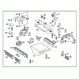 Dailygoods- Plankclip Duurzaam - Pakketplank Clip - Past voor W169 A-Klasse 2010-2012 - Past voor W245 B-Klasse 2008-2011 - Kunststof - Zwart - Hoedenplankclip — thumbnail 3