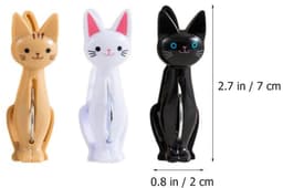 Dailygoods- Kattenklem 12 Stuks - Lichtgewicht - Winddicht - Antislip - Kledingclips - Handdoekclips - Stevige Clips - Wasknijpers — thumbnail 2