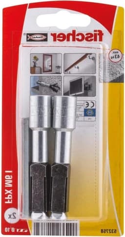 Gasbetonanker - Metaalanker Betonanker - Bevestigen in Beton - Eerste Goedgekeurde Metalen Anker - M6 - Zilverkleurig — thumbnail 1