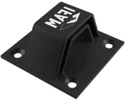 Grondanker - Ketting anker - Motorbeveiliging - Dubbele stalen beugel - 5 mm dikte - Zwart